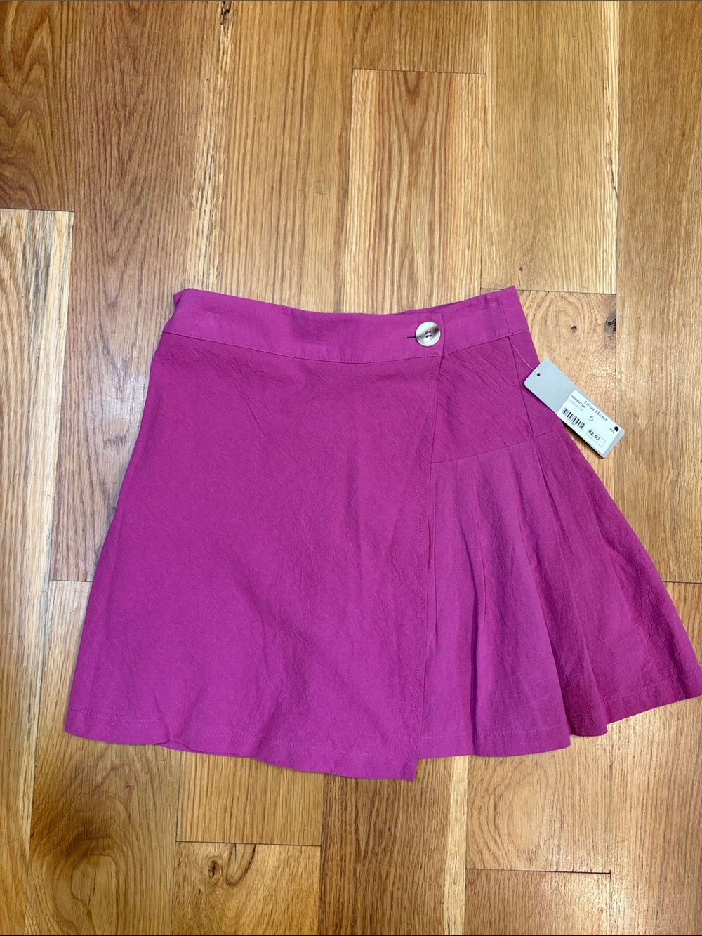 How Very Loved Dark Pink Mini Skirt, Size Small